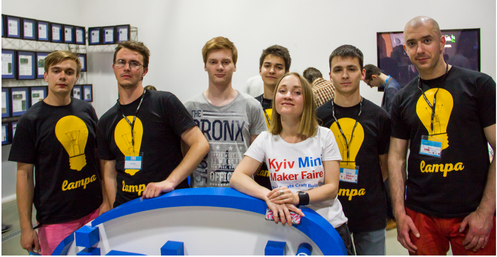 Фото команди після Kyiv Maker Faire 