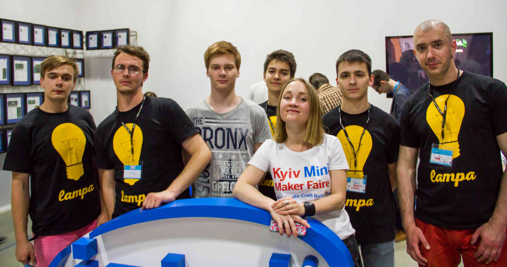 Фото команди після Kyiv Maker Faire